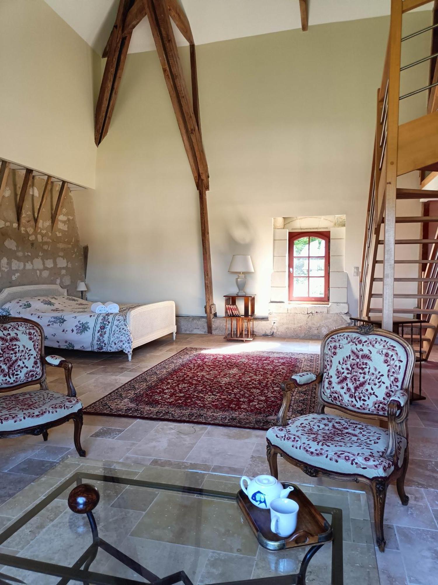 Chambres d'hôtes au Château de Gizeux Exterior foto